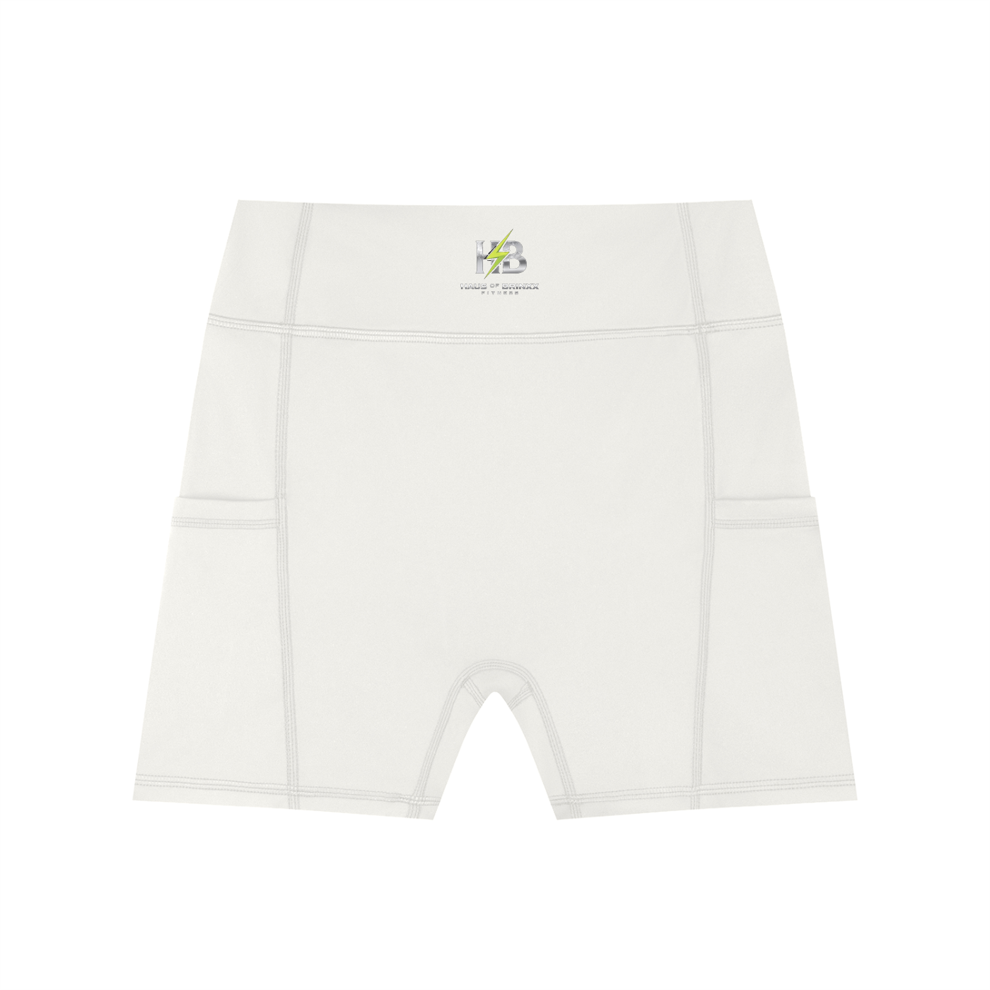 Women's High-Waisted Pocket Biker Shorts