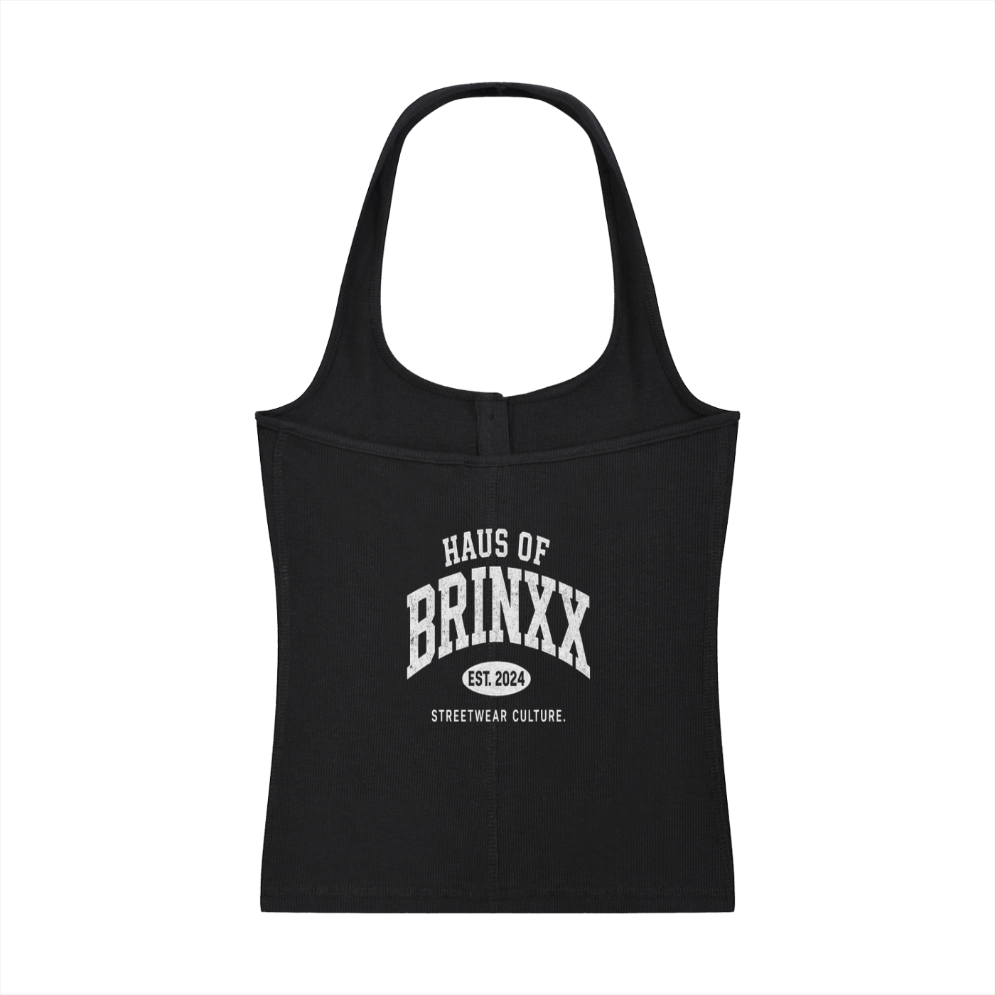 Women's Ribbed Henley Tank Top