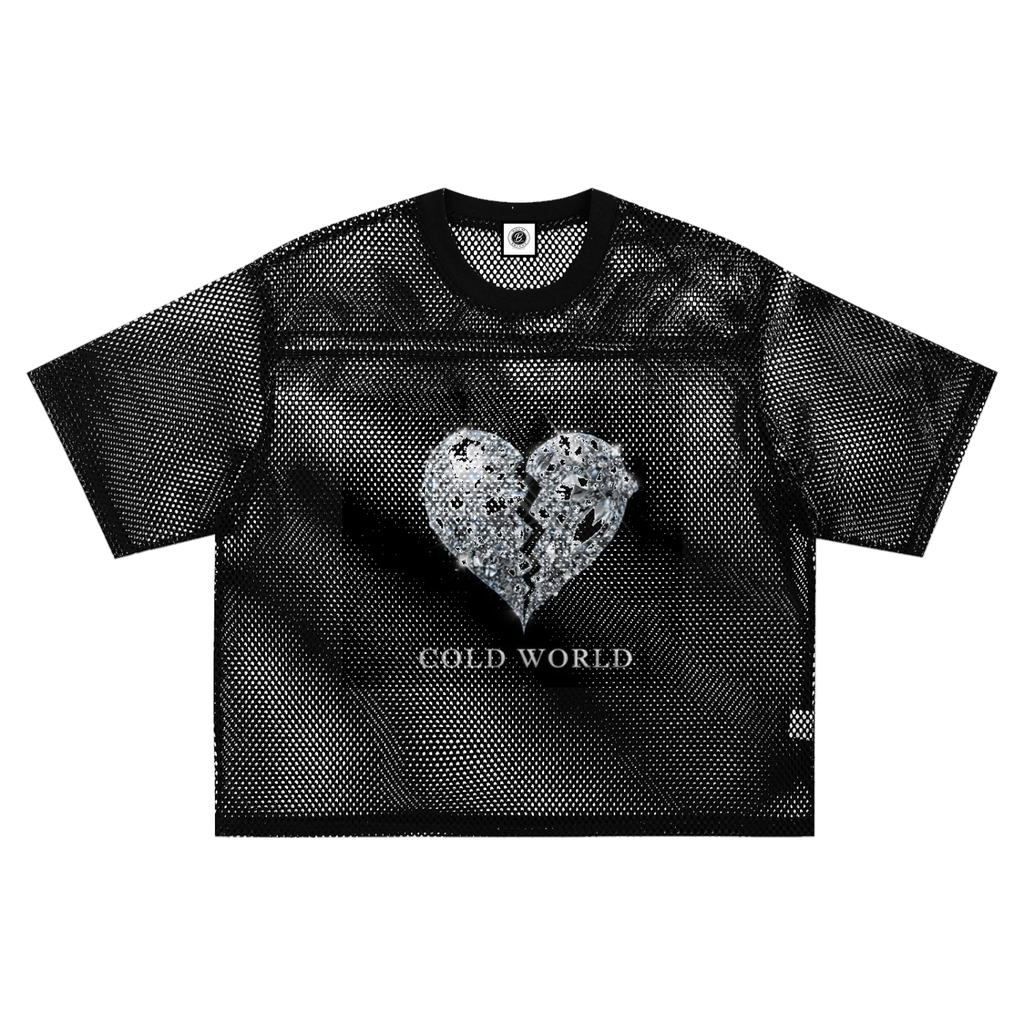 See-through Boxy Net T-Shirt