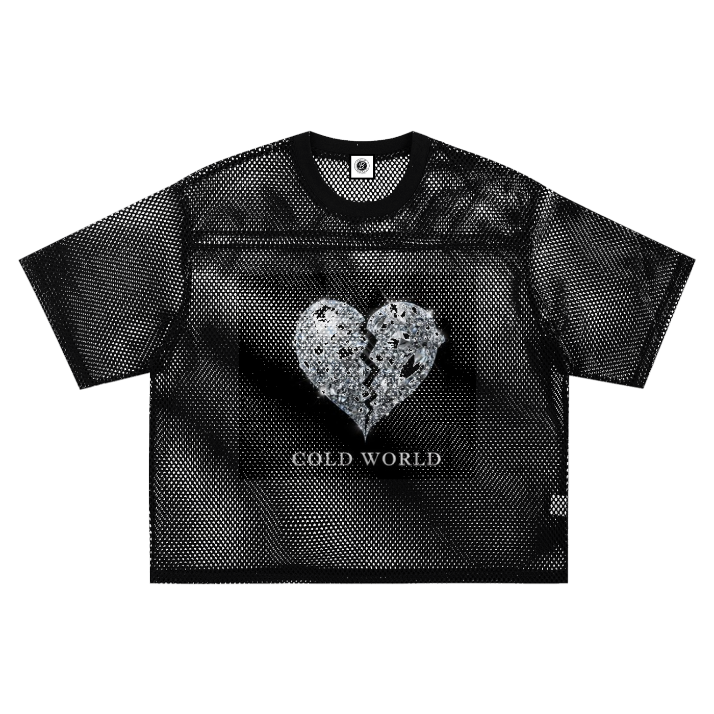 See-through Boxy Net T-Shirt