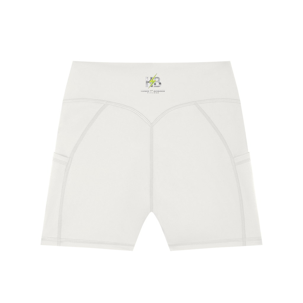 Women's High-Waisted Pocket Biker Shorts