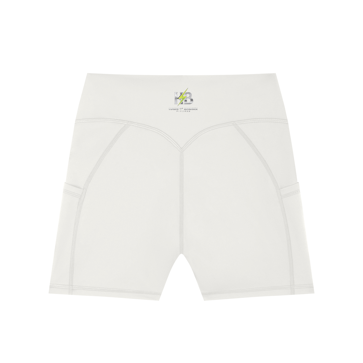 Women's High-Waisted Pocket Biker Shorts