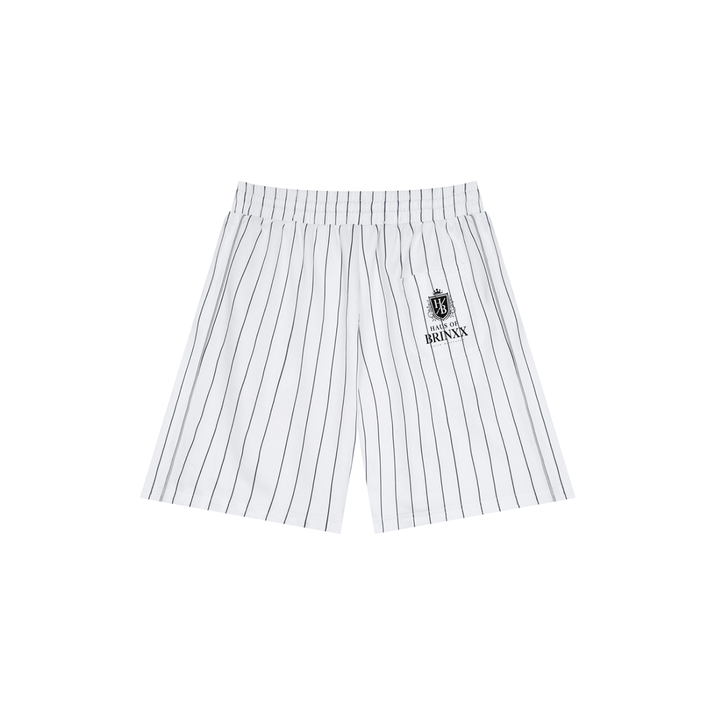 Unisex Striped Loose Fit Shorts