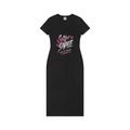 Women's V-Neck Short Sleeve Maxi Dress