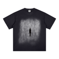 Square Patch Monkey Washed T-Shirt