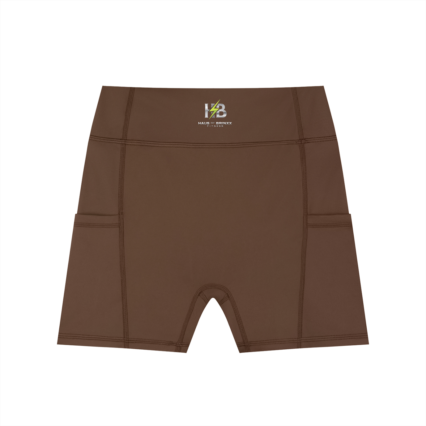 Women's High-Waisted Pocket Biker Shorts