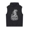 Snow Washed Sleeveless Hoodie
