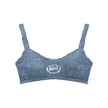 Women's Faux Denim Sports Bra
