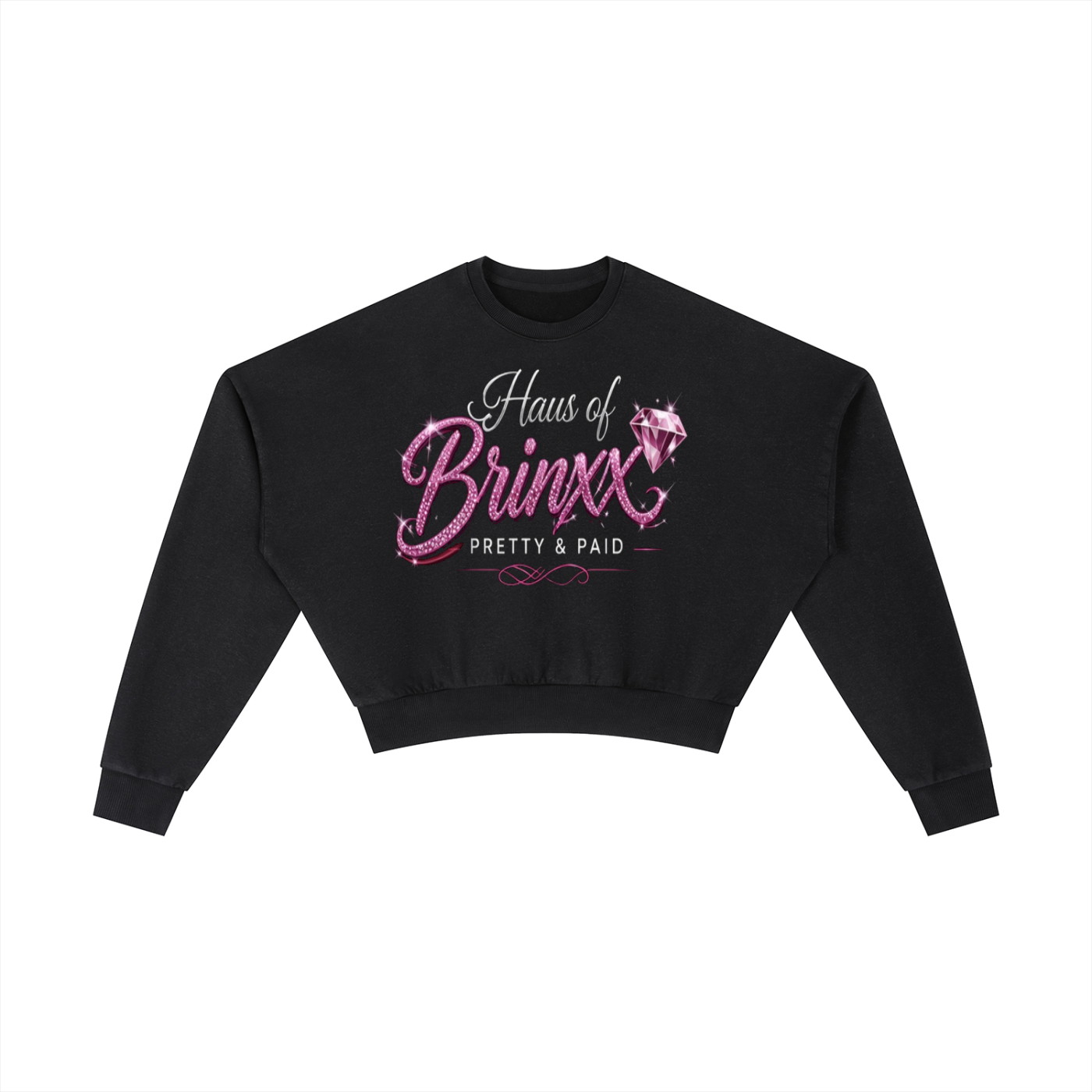 Vintage Washed Cropped Sweatshirt