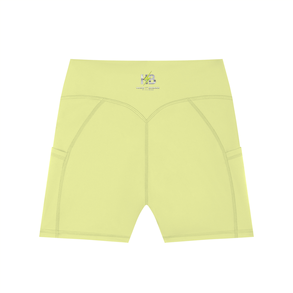 Women's High-Waisted Pocket Biker Shorts