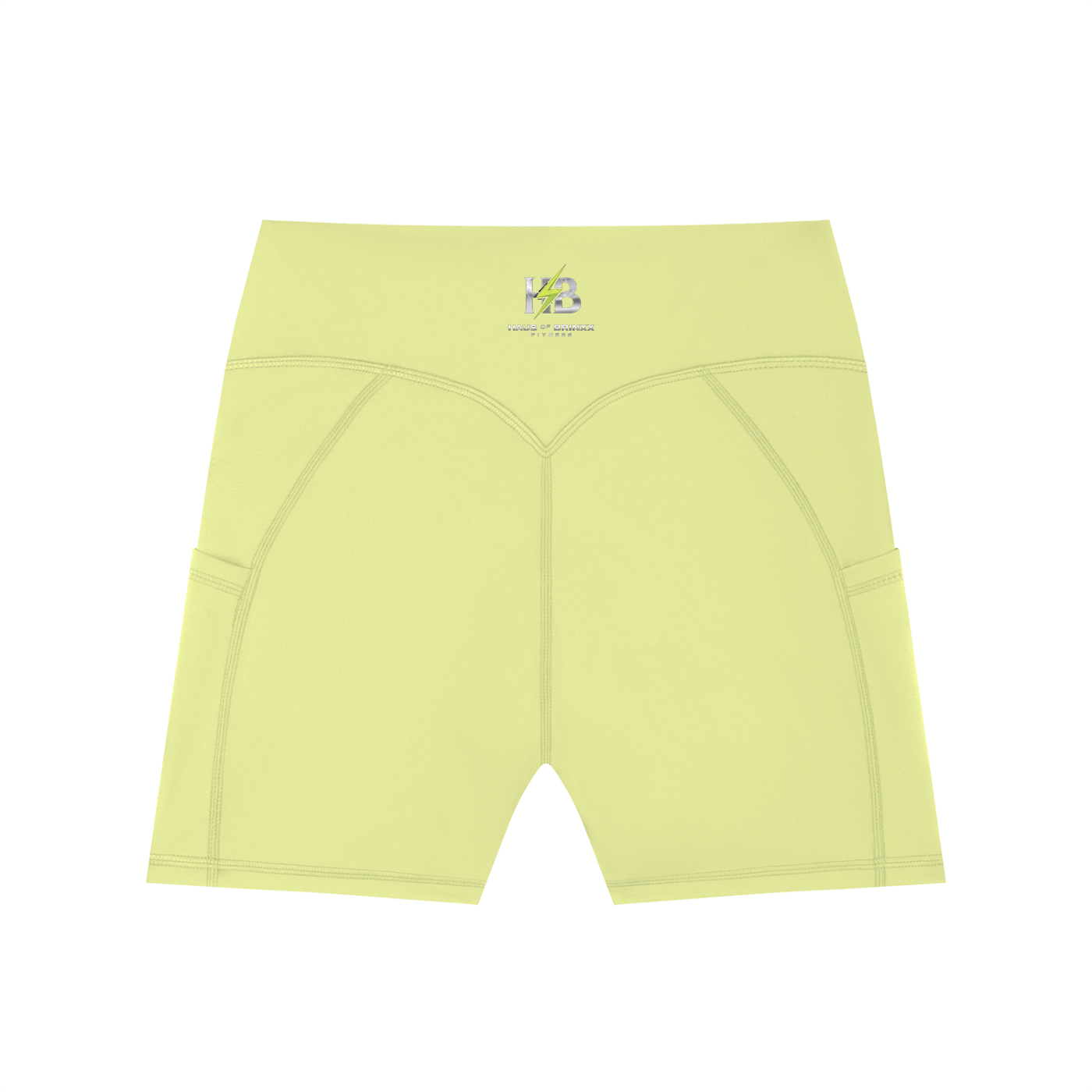 Women's High-Waisted Pocket Biker Shorts
