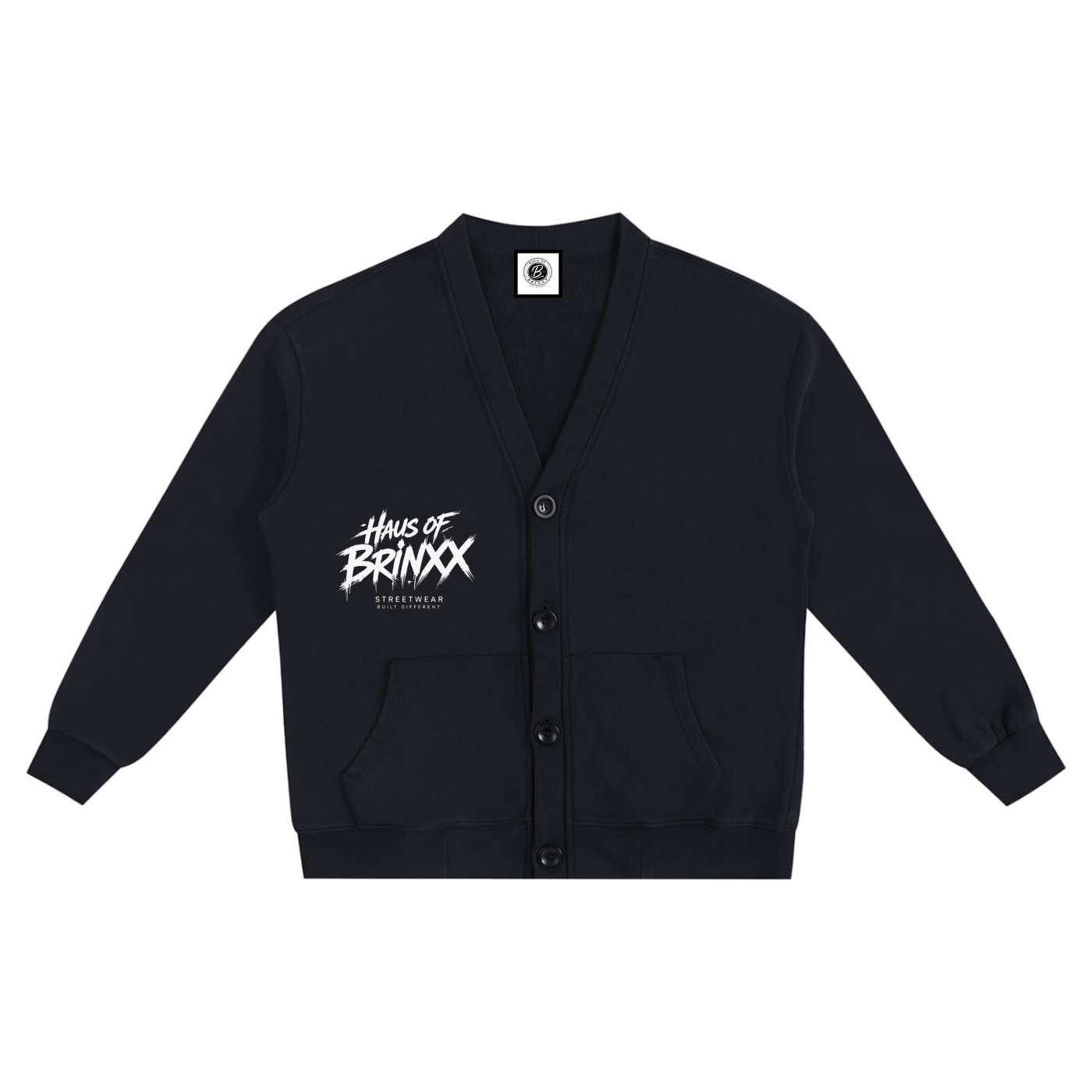 Snow Washed Sweat Cardigan