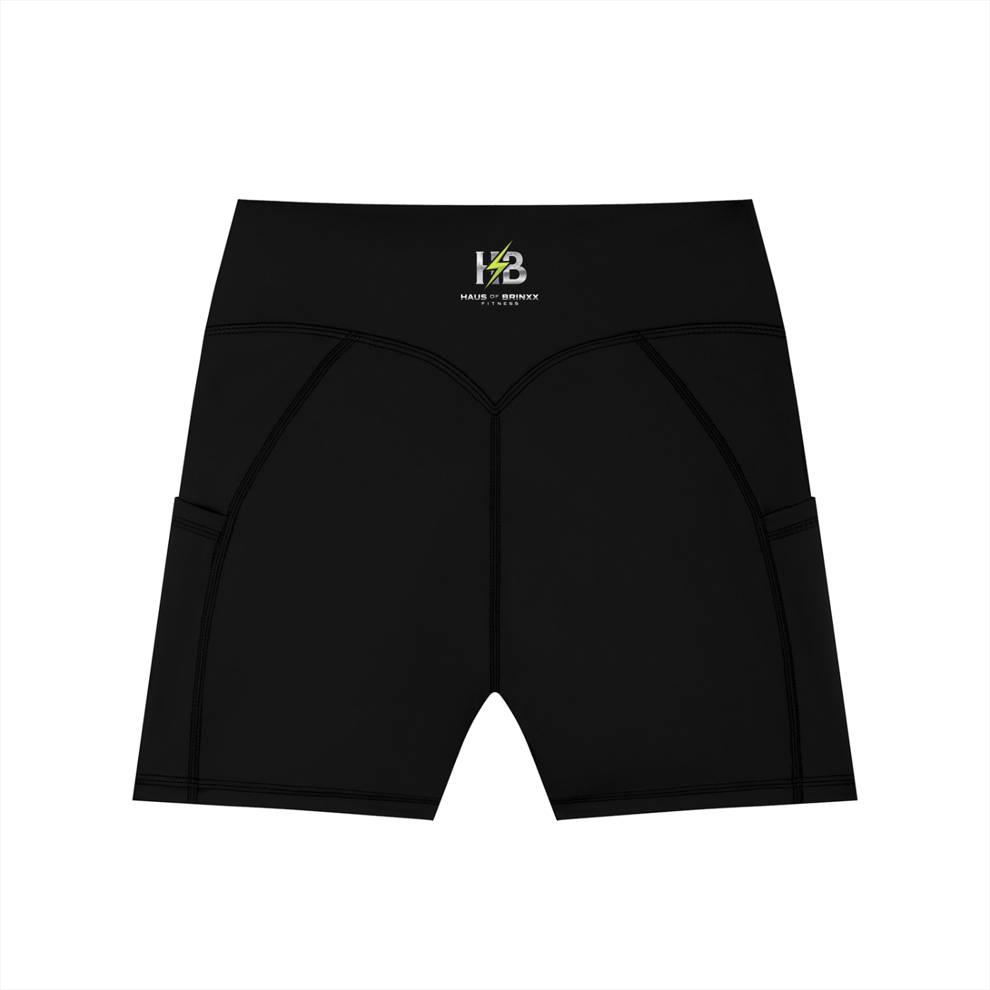 Women's High-Waisted Pocket Biker Shorts