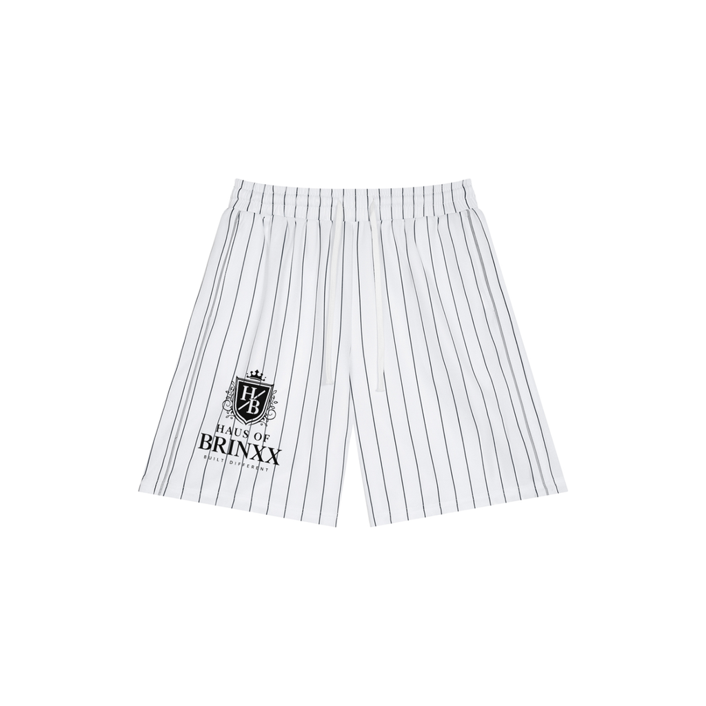 Unisex Striped Loose Fit Shorts