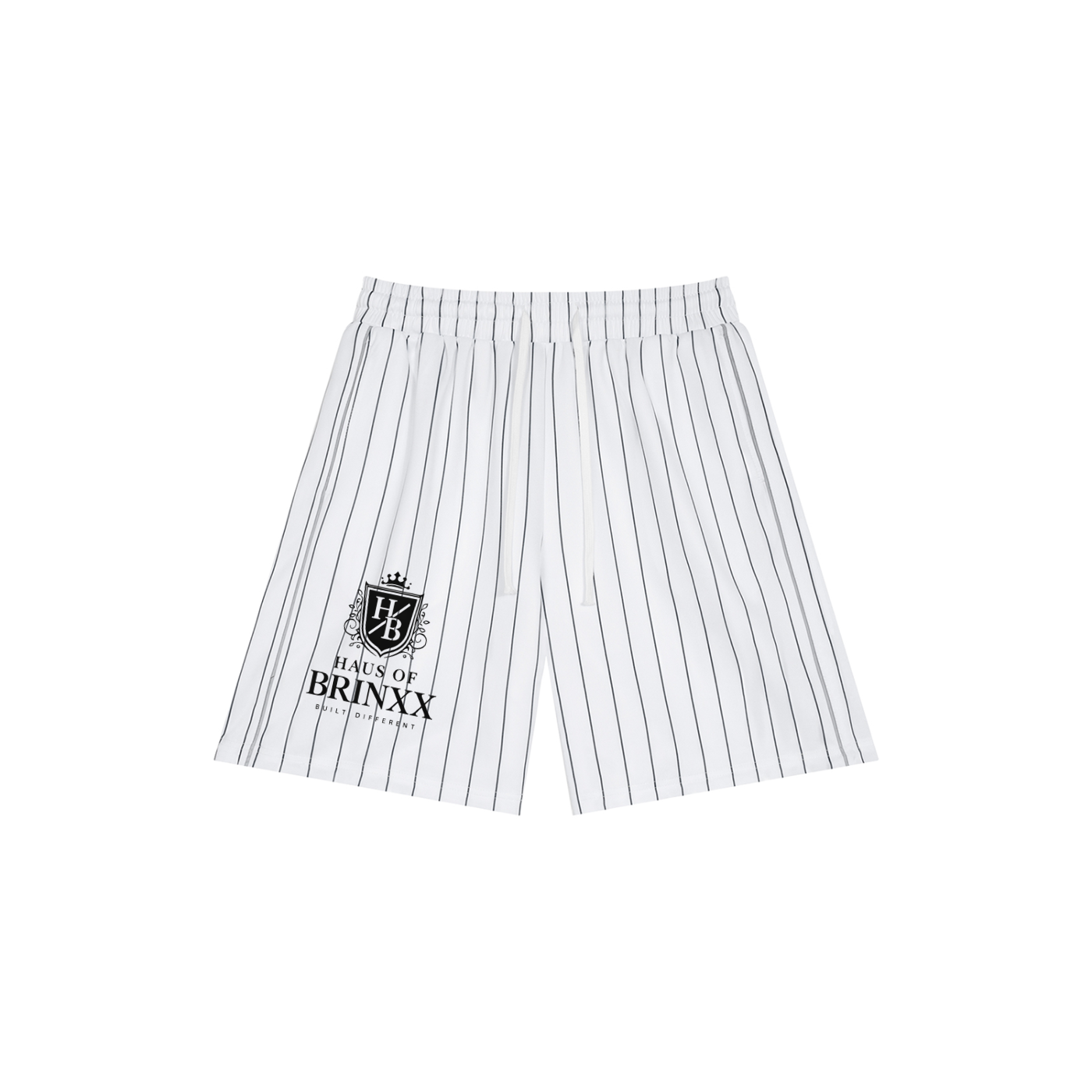 Unisex Striped Loose Fit Shorts