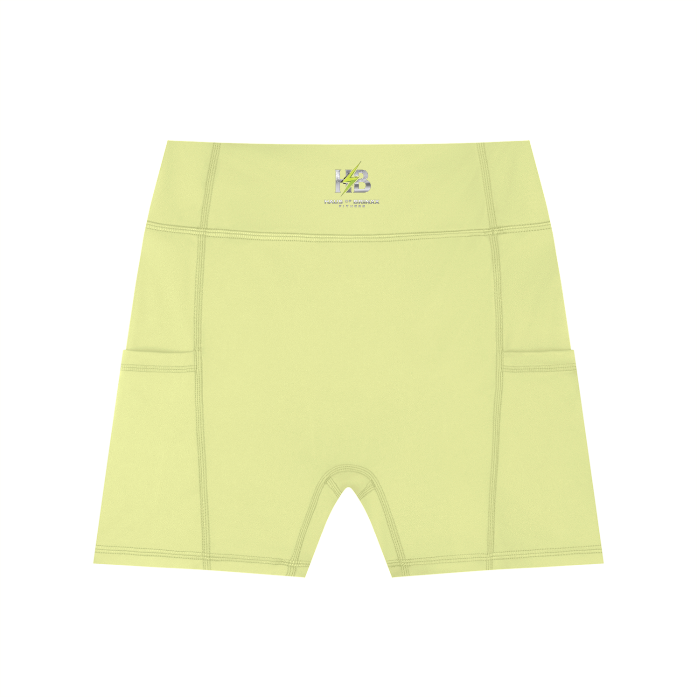 Women's High-Waisted Pocket Biker Shorts
