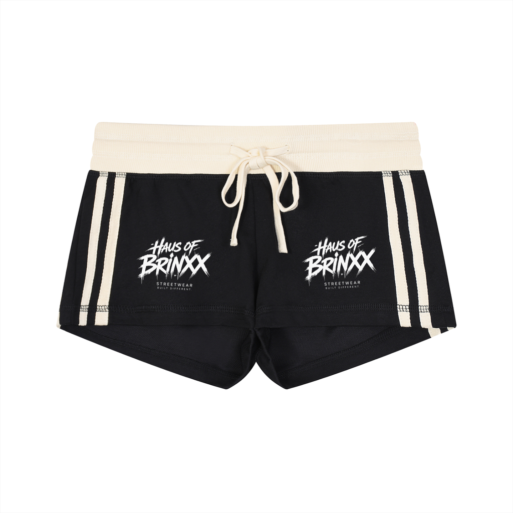 Women's Contrast Stripe Track Shorts
