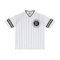 Unisex Striped Loose V-Neck T-Shirt