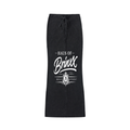 Dyed Washed Drawstring Maxi Skirt