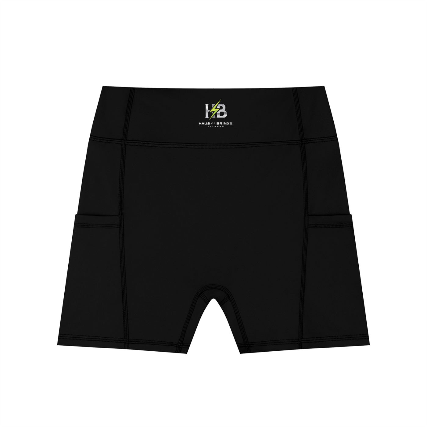 Women's High-Waisted Pocket Biker Shorts